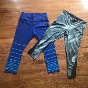 Set of 2 Nike dry fit yoga pants